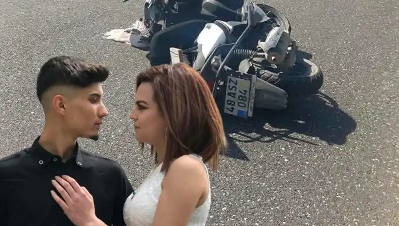 Genç Aşıkların Hayalleri Motosiklet Kazasında Yok Oldu