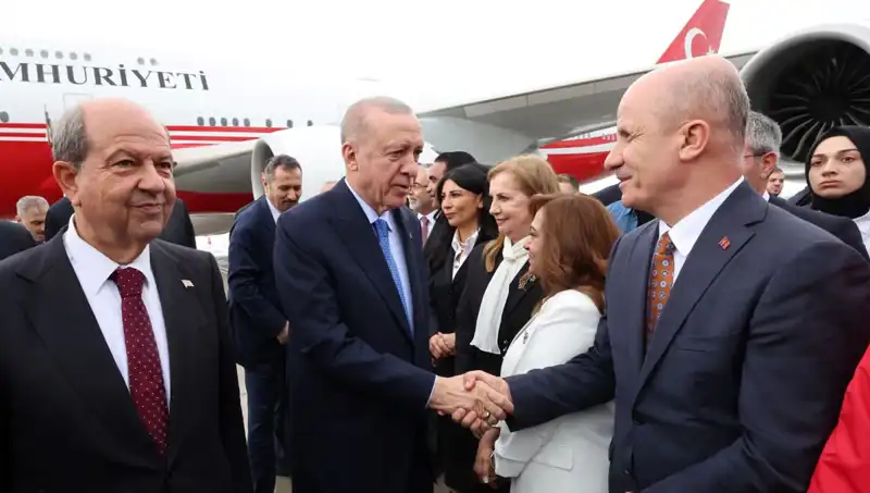 Cumhurbaşkanı Erdoğan, KKTC Ziyaretiyle Rum Yönetimini Tedirgin Etti!