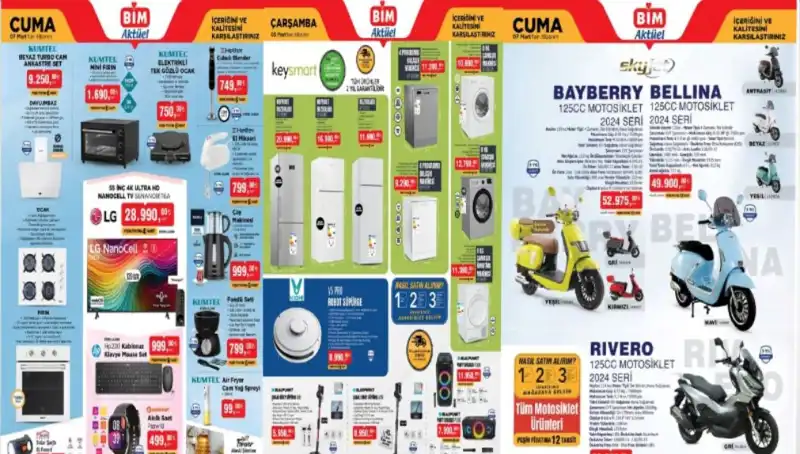 BİM’de Şubat Sonu Fırsatları: 4-7 Mart Aktüel Ürünler Kataloğu Yayınlandı!