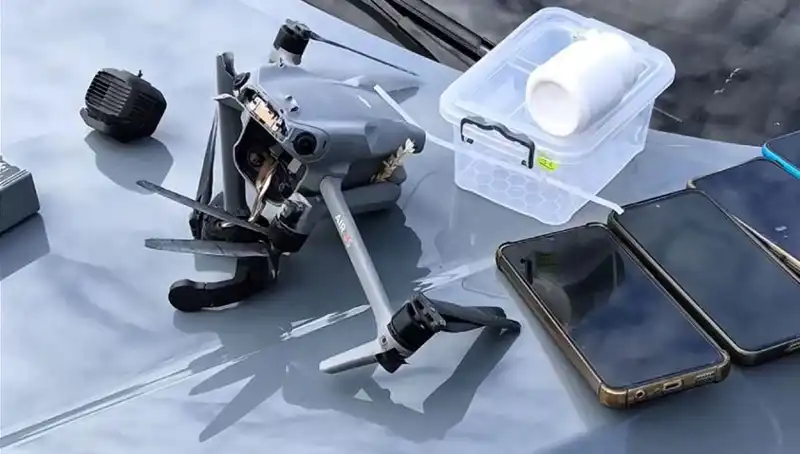 Uyuşturucu Sevkıyatı İçin Kullanılan Drone, Güvenlik Güçleri Tarafından Düşürüldü