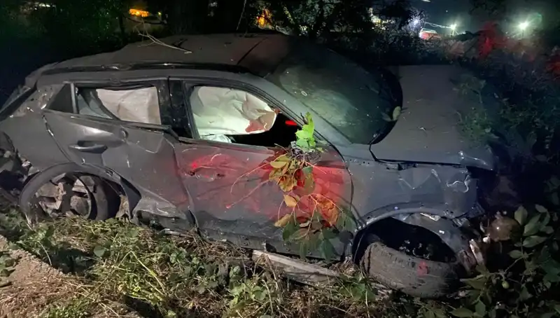 Alkollü Sürücünün Takla Attığı Kaza: Araç Tamamen Kullanılamaz Hale Geldi