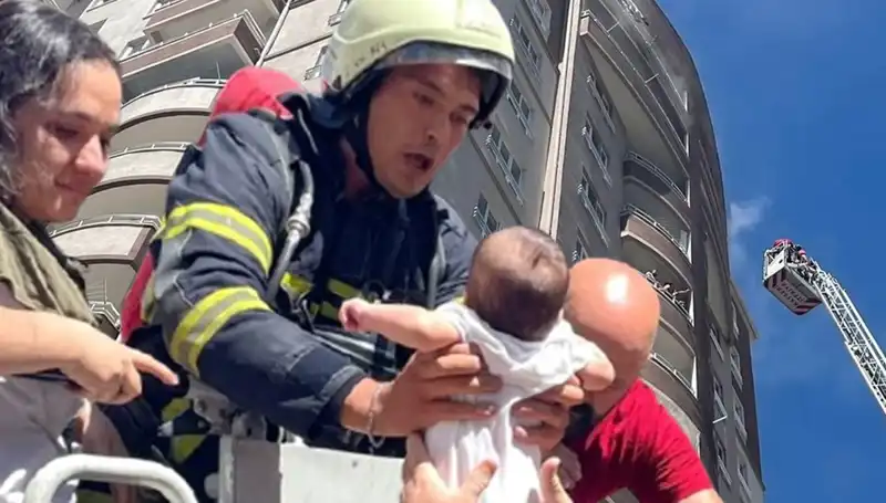 Kayseri'de 14 Katlı Binada Yangın: Olay Yerin Eyüpsultan Kısmında Gerçekleşti