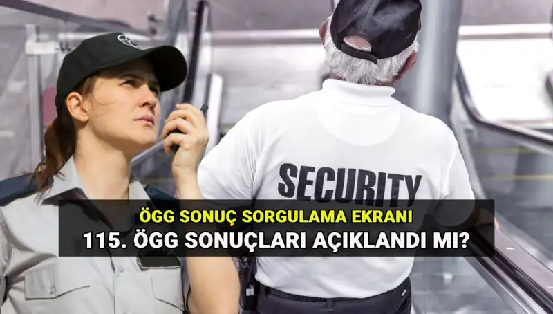 EGM 115. Dönem Özel Güvenlik Sınav Sonuçları Açıklanıyor! İşte Detaylar