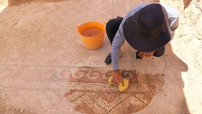 Mardin'de Bin 500 Yıllık Mozaik Keşfi Dünyanın Dikkatini Çekiyor