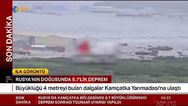 Kamçatka Kıyılarında İlk Tsunami Dalgaları: Doğa Onunla Yeniden Uyanıyor