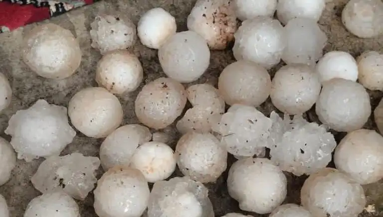 Şanlıurfa'da Kar Topu Büyüklüğünde Dolu Yağışı Halkı Şaşırttı
