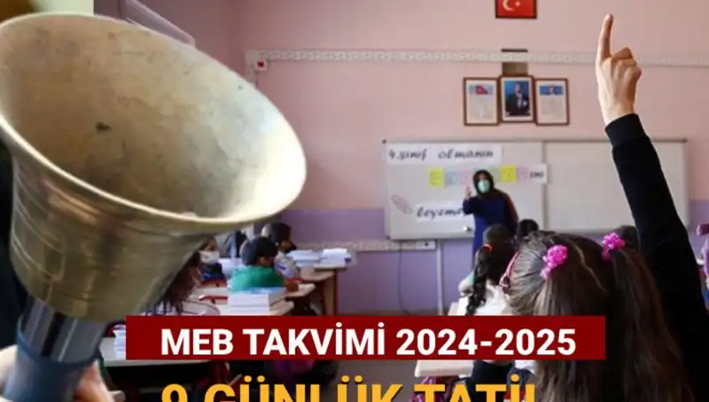 2024-2025 Eğitim Yılı Ara Tatil Takvimi Açıklandı: Okullar Ne Zaman Kapanıyor?