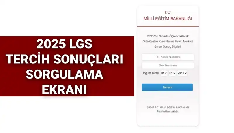 2025 LGS Tercih Sonuçları MEB Üzerinden Açıkladı: Öğrenciler Nereye Yerleşti?