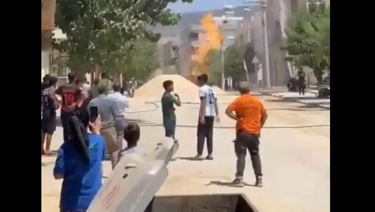 Kilis'te Doğalgaz Borusu Patladı: Can ve Mal Güvenliği Tehlikede!
