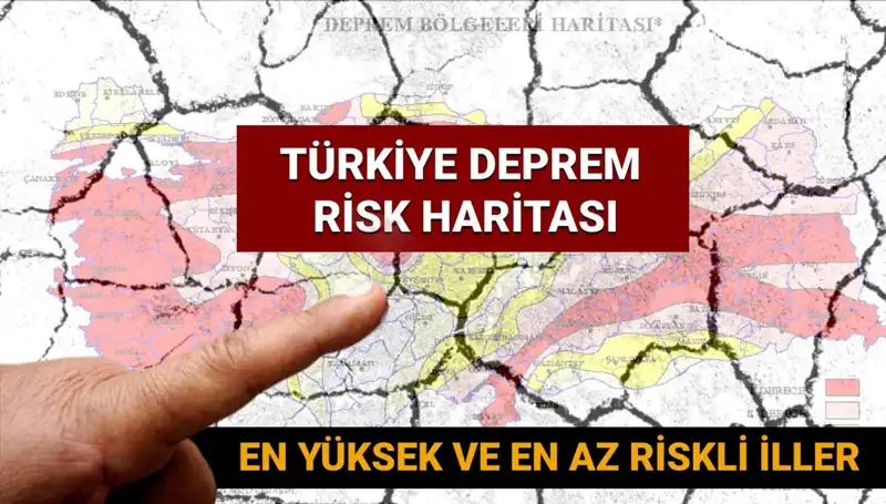 Türkiye'nin 2025 Deprem Riski Haritası: En Tehlikeli ve Güvenli Şehirler