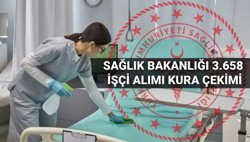 Sağlık Bakanlığı'ndan 2025 İçin 3.658 İşçi Alımı: Kura Takvimi Açıklandı!