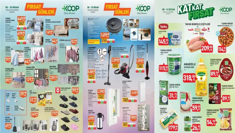 Tarım Kredi KOOP Marketleri Nisan İndirimleriyle Alışverişseverleri Büyülüyor
